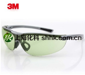 117821790G时尚型防护眼镜，（UV防护，淡绿色眼镜片）|||3M