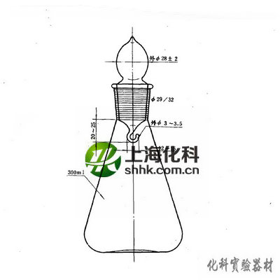 腐蚀锥形瓶