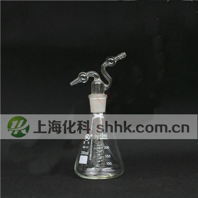 三角洗瓶 气体洗瓶 玻璃洗瓶 250ML 高硼硅材质 加厚