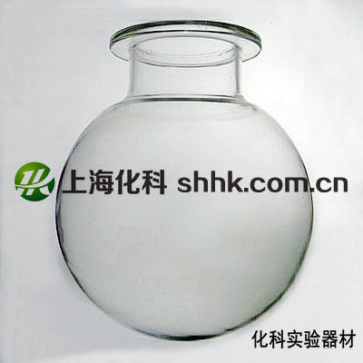 圆底开口反应器烧瓶 单层玻璃反应釜，法兰瓶，厚壁