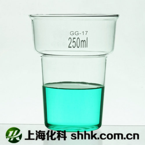 250 400ml 染色烧杯 厚壁玻璃烧杯 实验室玻璃器皿