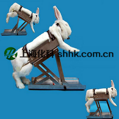 多功能不锈钢兔子固定器 PVC木头兔子固定箱 兔子固定架